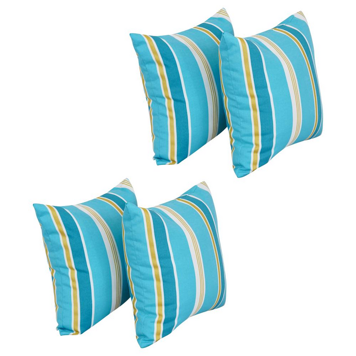 17-inch Square Polyester Outdoor Throw Pillows (Set of 4) 9910-S4-OD-223