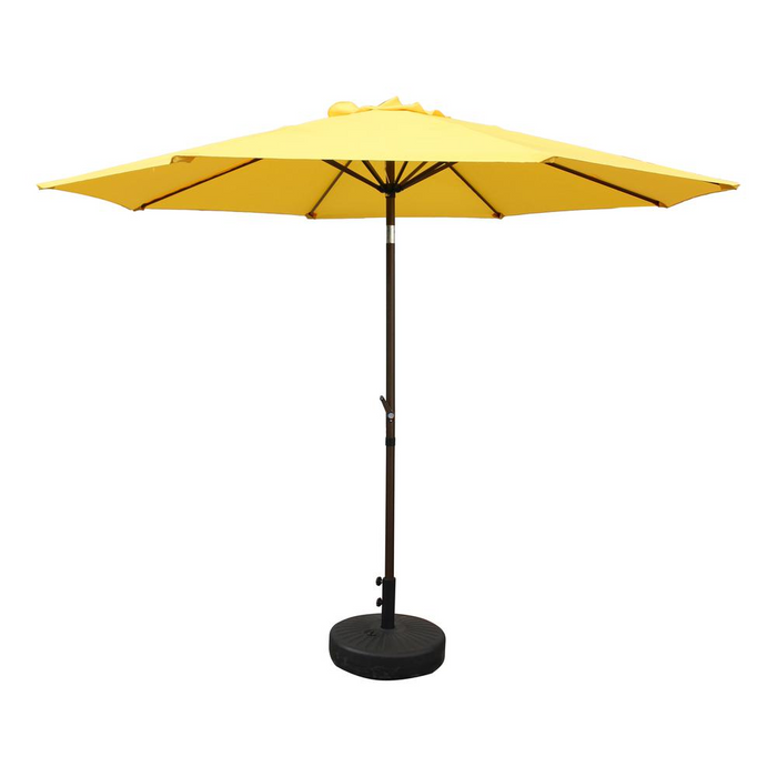 St. Kitts Aluminum 10-foot Patio Umbrella, Yellow