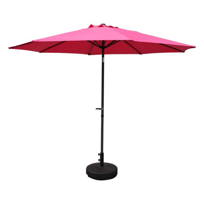 St. Kitts Aluminum 10-foot Patio Umbrella, Bery Berry