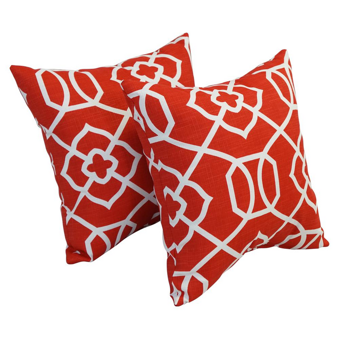 17-inch Square Polyester Outdoor Throw Pillows (Set of 4) 9910-S4-OD-155