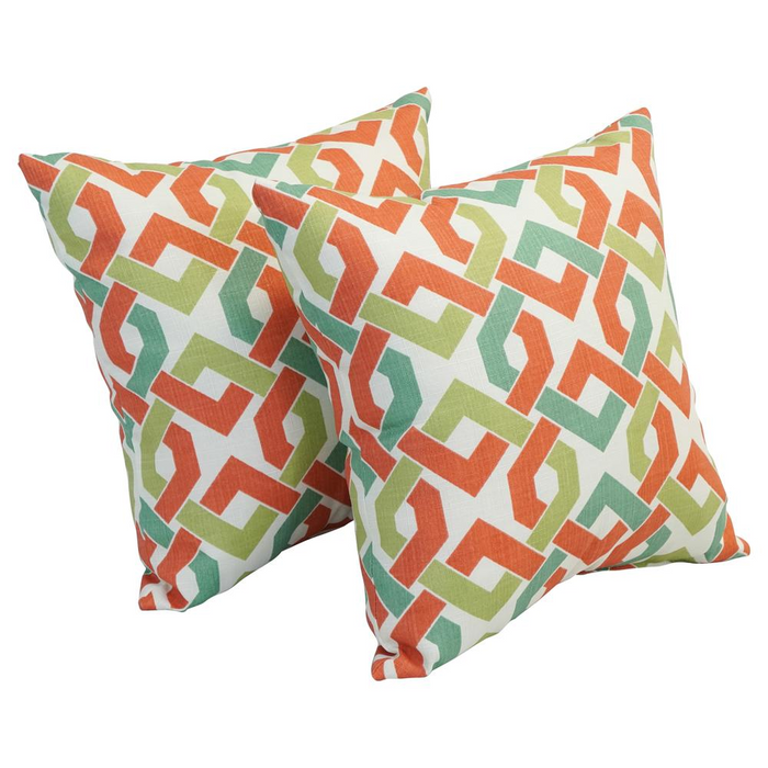 17-inch Square Polyester Outdoor Throw Pillows (Set of 4) 9910-S4-OD-185