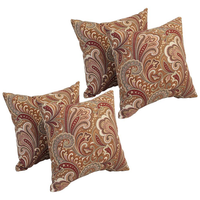 17-inch Square Polyester Outdoor Throw Pillows (Set of 4) 9910-S4-OD-182