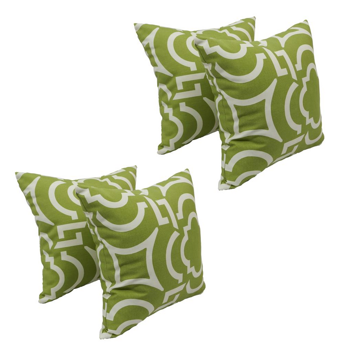 17-inch Square Polyester Outdoor Throw Pillows (Set of 4) 9910-S4-OD-131