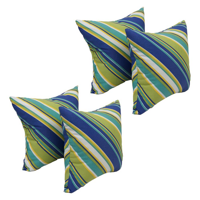 17-inch Square Polyester Outdoor Throw Pillows (Set of 4) 9910-S4-OD-104