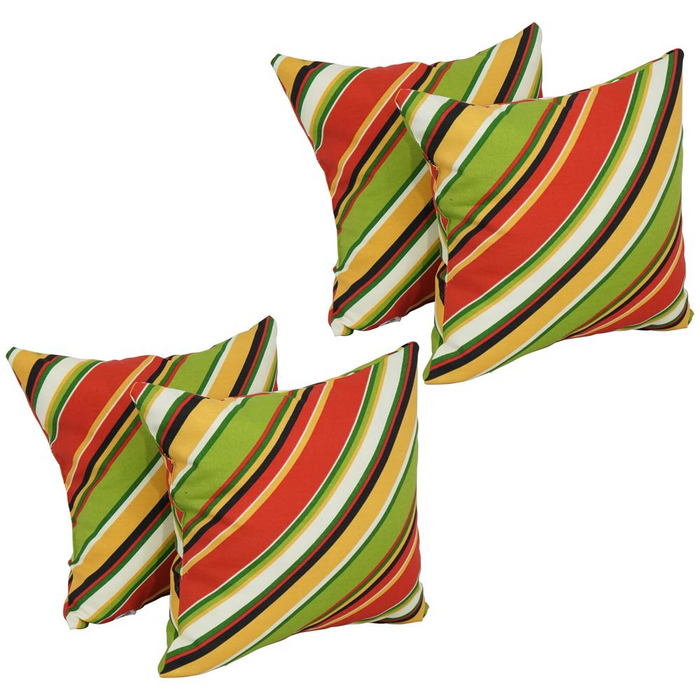 17-inch Square Polyester Outdoor Throw Pillows (Set of 4) 9910-S4-OD-102