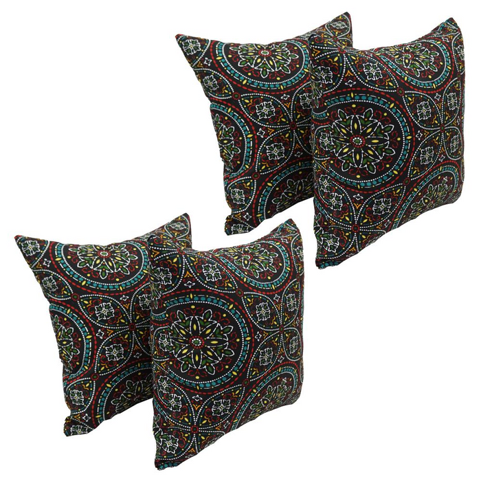 17-inch Square Polyester Outdoor Throw Pillows (Set of 4) 9910-S4-OD-101