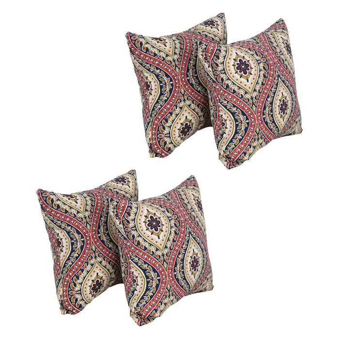 17-inch Square Polyester Outdoor Throw Pillows (Set of 4) 9910-S4-OD-224