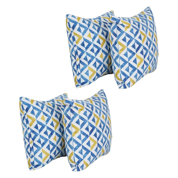 17-inch Square Polyester Outdoor Throw Pillows (Set of 4) 9910-S4-OD-237