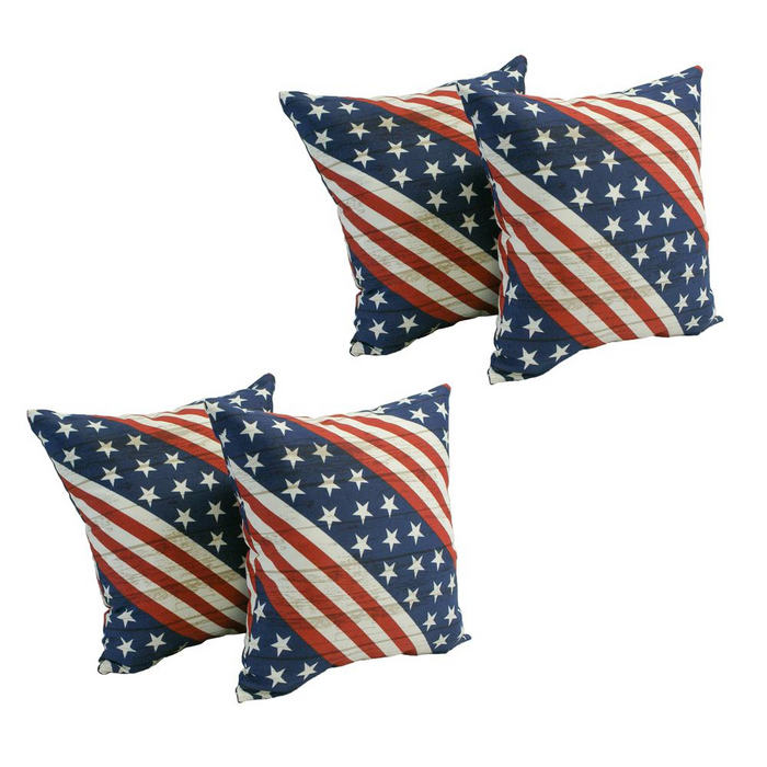 Spun Polyester 17-inch Outdoor Throw Pillows (Set of 4)  CO-JO18-07-S4