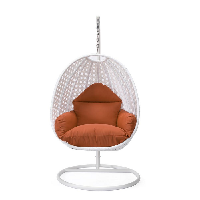 Charcoal Wicker Hanging Egg Swing Chair - Outdoor Patio Furniture | [Brand Name]