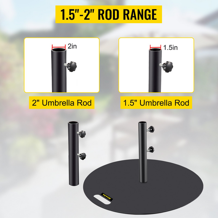 VEVOR Umbrella Base, 27" Round Umbrella Base