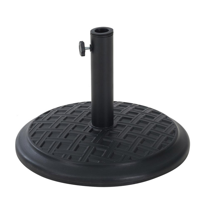 Sunjoy Universal 33 lb. Black Heavy Duty Cement Filled Patio Umbrella Base