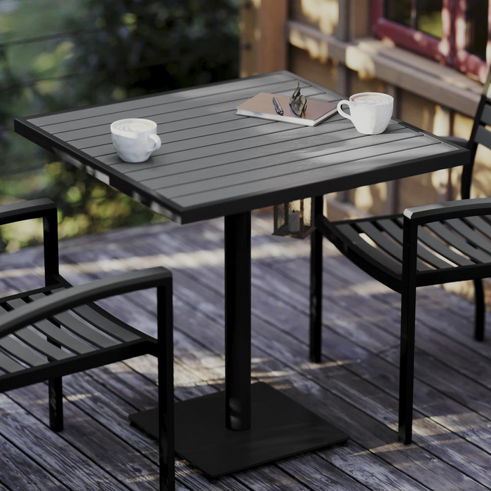 Modern Indoor/Outdoor Patio Dining Table For 4