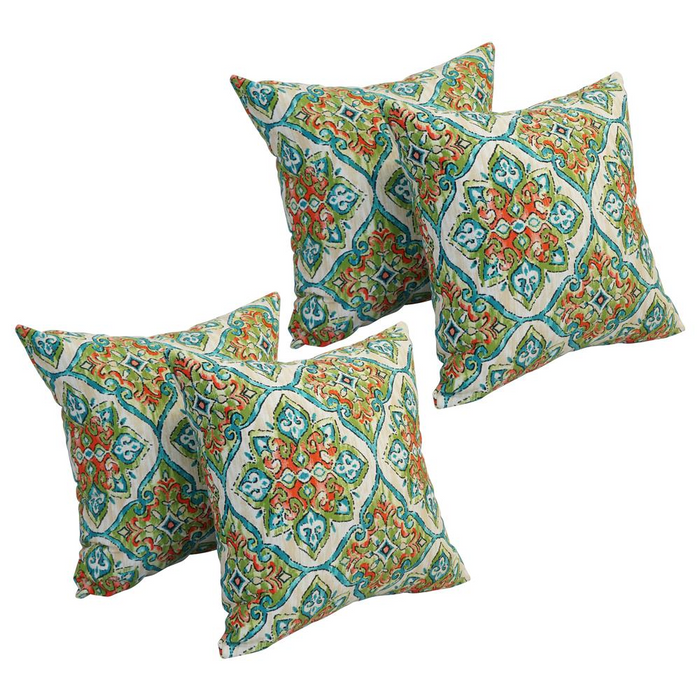 17-inch Square Polyester Outdoor Throw Pillows (Set of 4) 9910-S4-OD-190