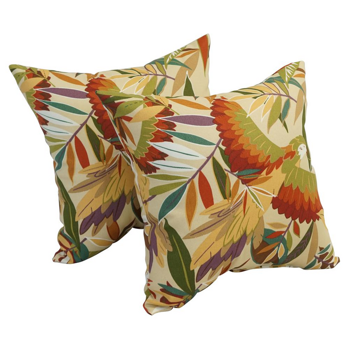 17-inch Square Polyester Outdoor Throw Pillows (Set of 4) 9910-S4-OD-193