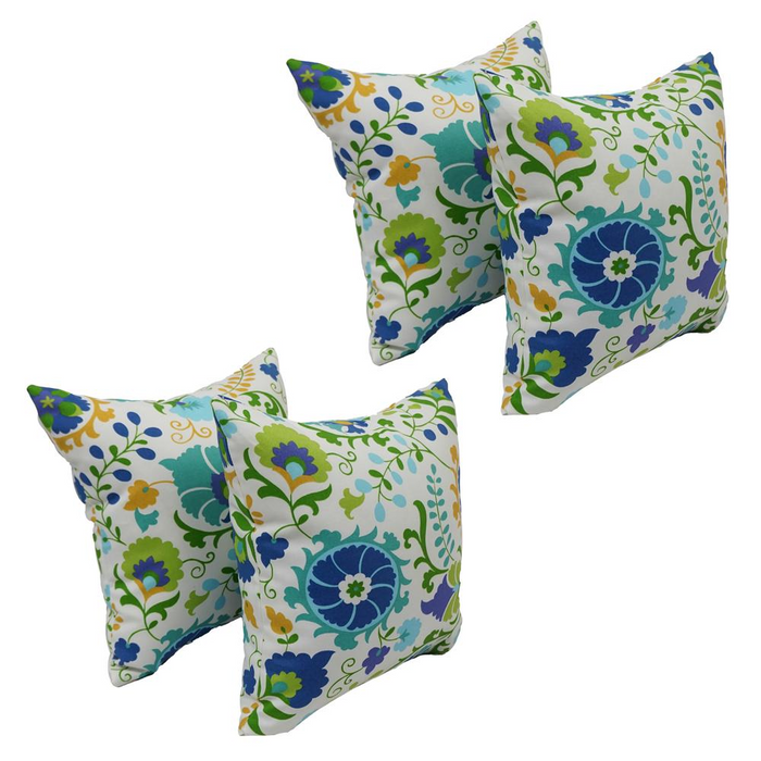 17-inch Square Polyester Outdoor Throw Pillows (Set of 4) 9910-S4-OD-121