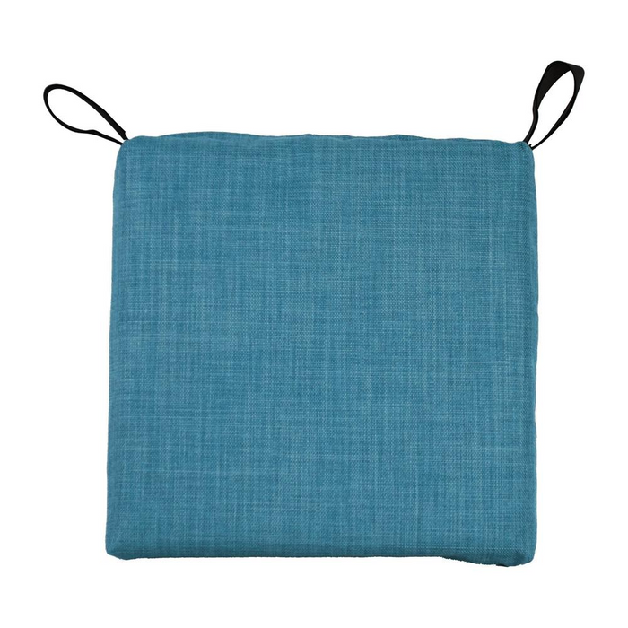 Blazing Needles Set of 4 Outdoor Chair Cushions, Sea Blue - Premium Comfort and Style