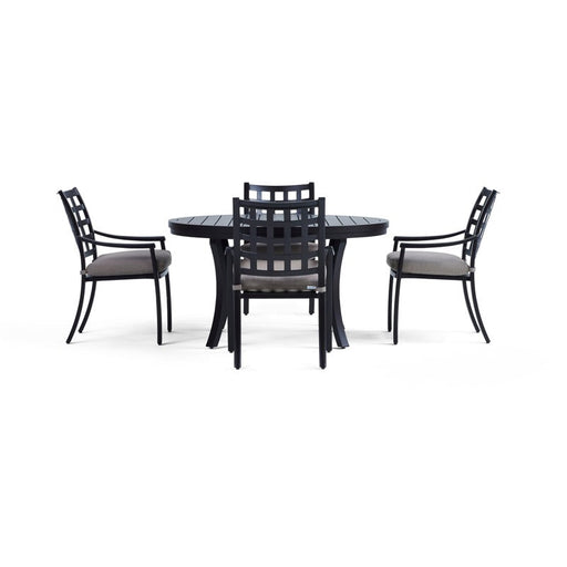  Yardbird Lily 5 Piece Circular Outdoor Dining Set Outdoor Furniture